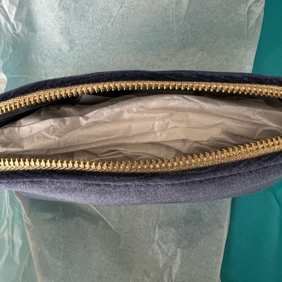 NIB DIOR Trousse Pouch, Navy/Gold - Picture 4 of 6